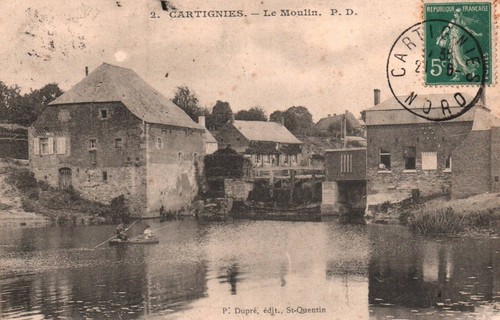 Carte postale cartignies - -,