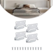 116791 Lot de 4 plaques de montage compatibles avec cadres de lit Hemnes Malm