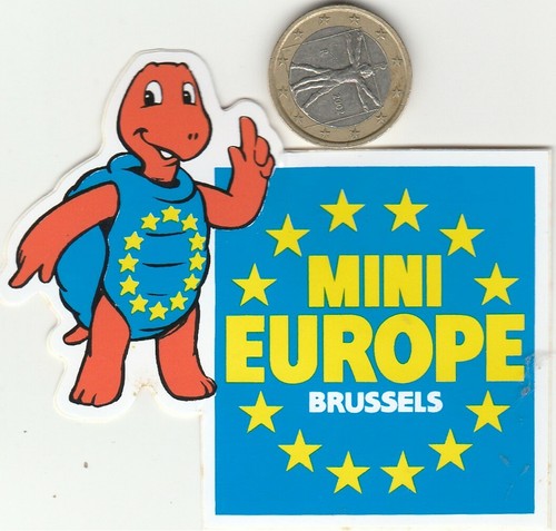 Autocollant mini europe - autocollant, .