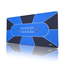 VEVOR Tapis de Poker 180x90 cm