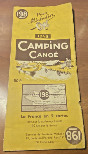 Rare carte michelin 198 - carte, n°