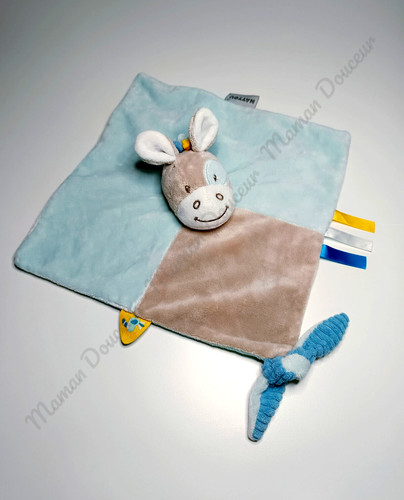 Doudou plat carré tim - doudou,