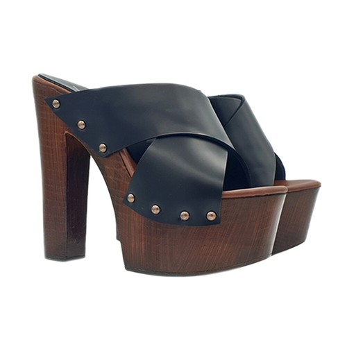 Mules avec talon haut - talon, 14