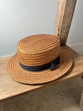 Canotier ancien en paille