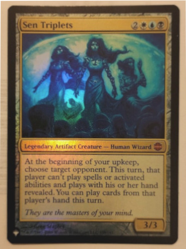 Mtg magic sen triplets foil - magic,