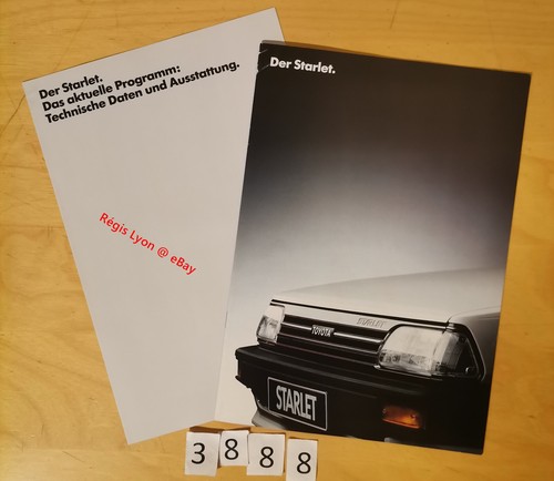 Toyota starlet xl 1 3 - starlet, e/