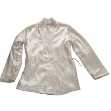 Veste d interieur satin brode ivoire. Etam. Taille 38