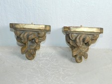 Paire De Consoles Murales