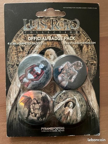 Luis royo pack badges - luis,
