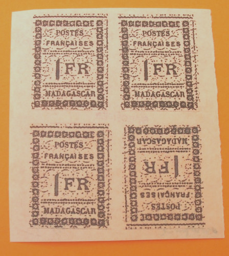 Essai privé timbre - essai, madagascar