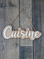 Plaque de porte en bois