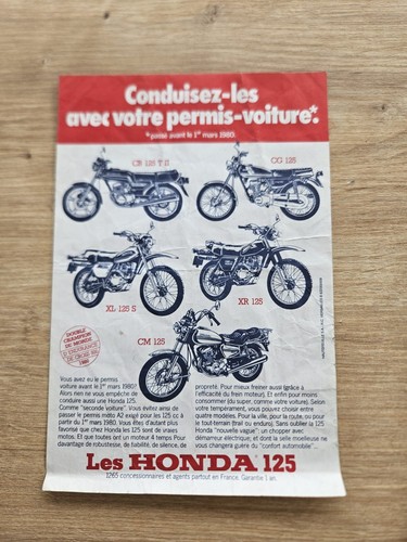 Honda gamme 125 cm3 - ,