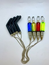 Détecteurs de Touche de Pêche, Alarme, Porte Bobine avec Chaîne, Sets de Couleur