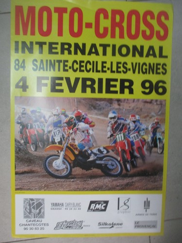 Affiche moto cross - affiche,