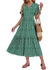 Robe Boheme Longue Femme Col