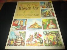 ALBUM "THE ENCYCLOPEDIA BY THE STAMP: MIDDLE AGES" complete (Pinini genre) - 1956