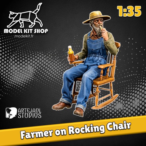 Figurine fermier sur - -,