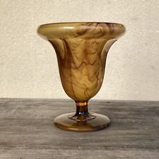 VASE MEDICIS EN VERRE AMBRÉ