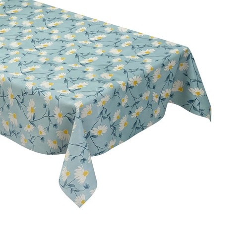 Nappe toile cirée bleu - nappe,