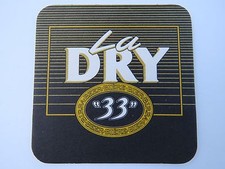 Bière dessous de Verre : Union Brasseries La Sec 33 Biere ~ Mons en Baroeul