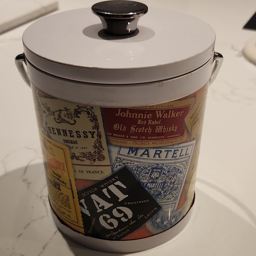 Seau glace métal blanc - à,