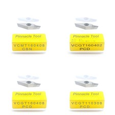 2PCS PCD CBN Inserts à Embout