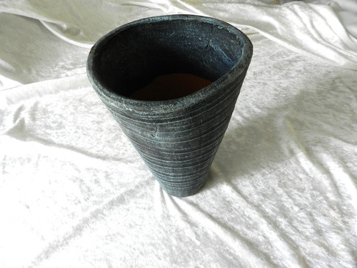Ancien vase accolay bleu - bleu, /