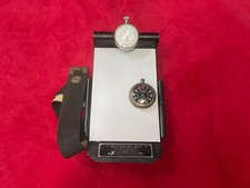 Vintage Pilot's Kneeboard Clipboard  with timer and clock