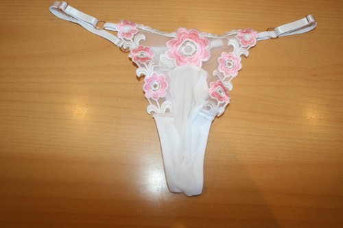 String homme sexy decor fleurs - string,