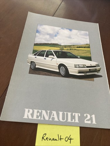 Renault r21 1989 catalogue - renault,