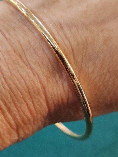 Bracelet jonc jaune 18 - bracelet,