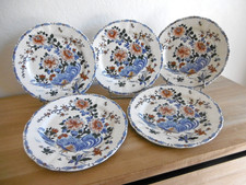 CINQ ASSIETTES PLATES FAIENCE