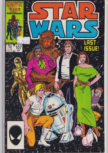 Star wars 107 marvel - wars, comics