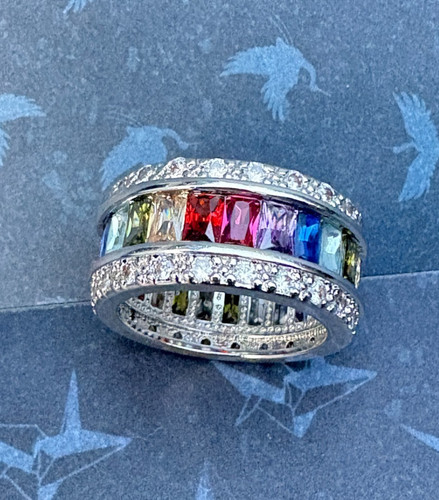 Bijou bague anneau avec - , strass