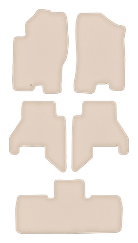 Tapis sol velours beige - tapis,