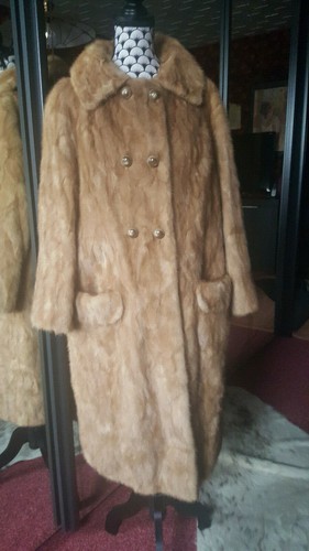 Manteau vison veritable - manteau, en