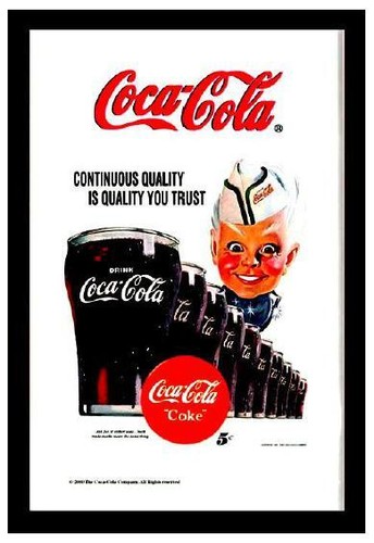 Miroir coca cola boy - miroir,