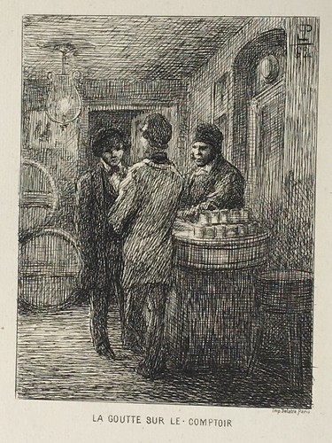Goutte sur comptoir - sur, eau
