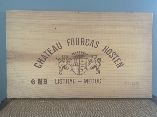 Ancienne estampe caisse vin - , en