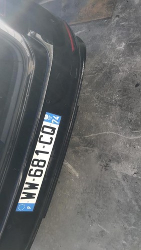 Pare choc arriere volkswagen - choc,