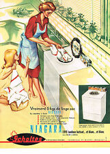 ADVERTISEMENT ADVERTISING 054 1962 SCHOLTES washing machine drum NIAGARA