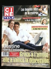 Ciné Télé Revue 27/08/2004; J. Henin intime/ Fille de Romy Schneider/ Nudisme 