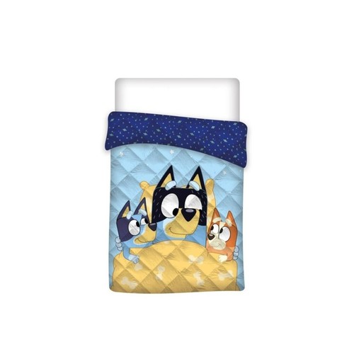 Couette imprimée bluey bleu - couette,