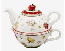 Théière et tasse à thé ☕️🧁🫖Villeroy et Boch décor Noël