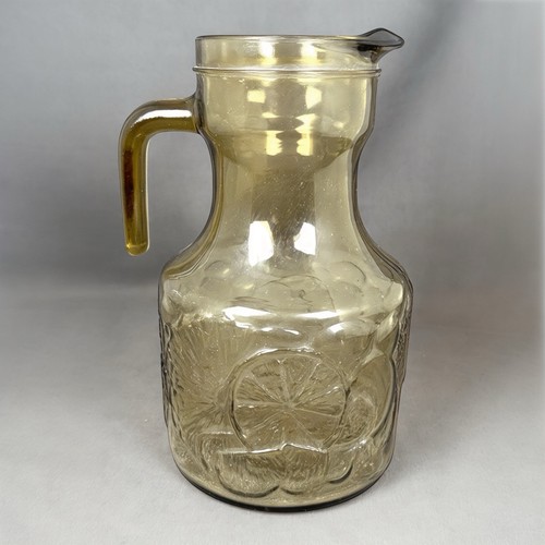 Carafe vintage verre fumé - vintage, en