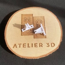 Clips pour fixation façade de tiroir de cuisine compatibles Ikea (x2)