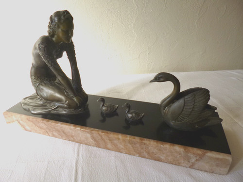 Sculpture leda le cygne - , et
