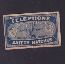 Old Match Tag Norway BN186446 Phone