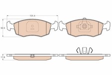 TRW Plaquettes de frein Avant