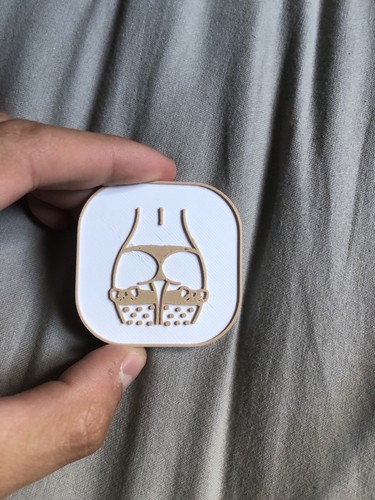 Magnet humoristique imprimé